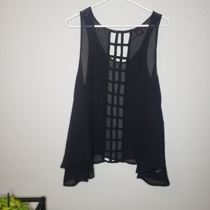 Sheer Black Tank